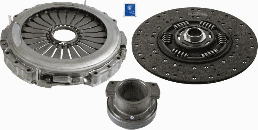 SACHS 3400 700 612 - Комплект сцепления unicars.by