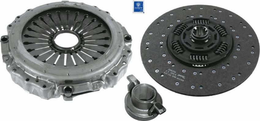 SACHS 3400 700 349 - Комплект сцепления unicars.by