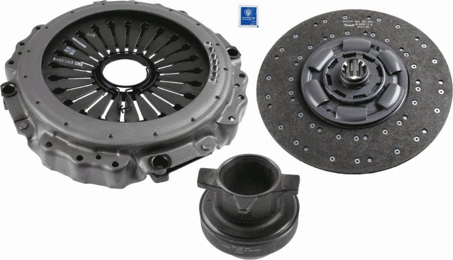 SACHS 3400 700 362 - Комплект сцепления unicars.by