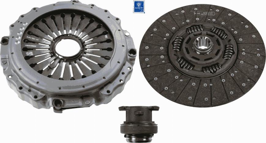 SACHS 3400 700 312 - Комплект сцепления unicars.by