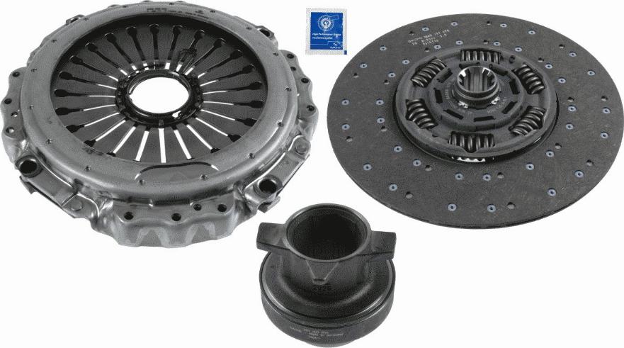 SACHS 3 400 700 380 - Комплект сцепления unicars.by