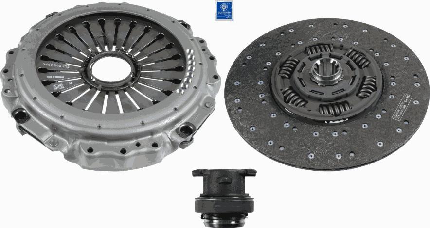 SACHS 3400 700 332 - Комплект сцепления unicars.by