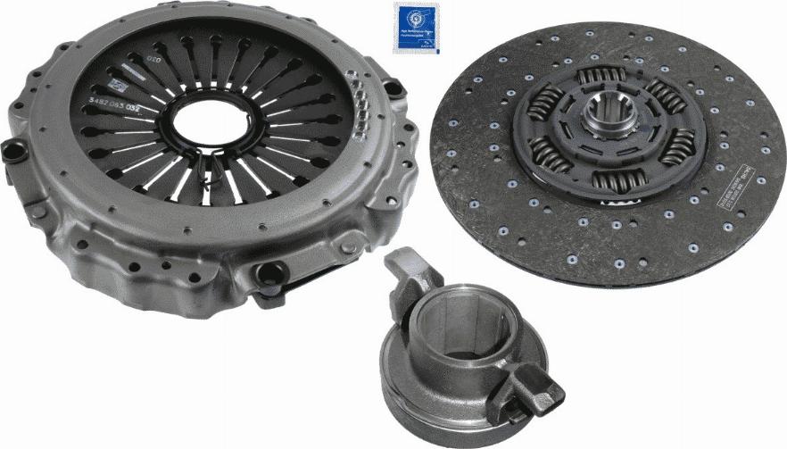 SACHS 3400 700 379 - Комплект сцепления unicars.by