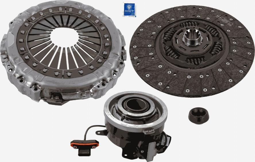 SACHS 3400 710 090 - Комплект сцепления unicars.by