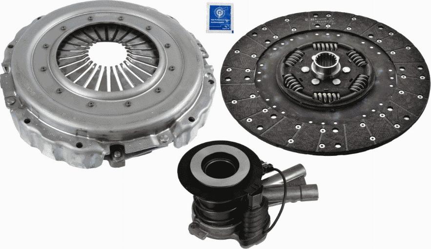 SACHS 3400 710 009 - Комплект сцепления unicars.by