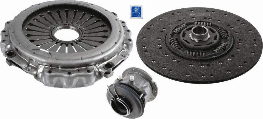 SACHS 3400 710 004 - Комплект сцепления unicars.by