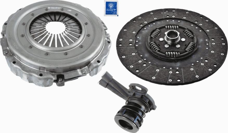 SACHS 3400 710 006 - Комплект сцепления unicars.by