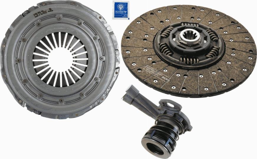 SACHS 3 400 710 002 - Комплект сцепления unicars.by