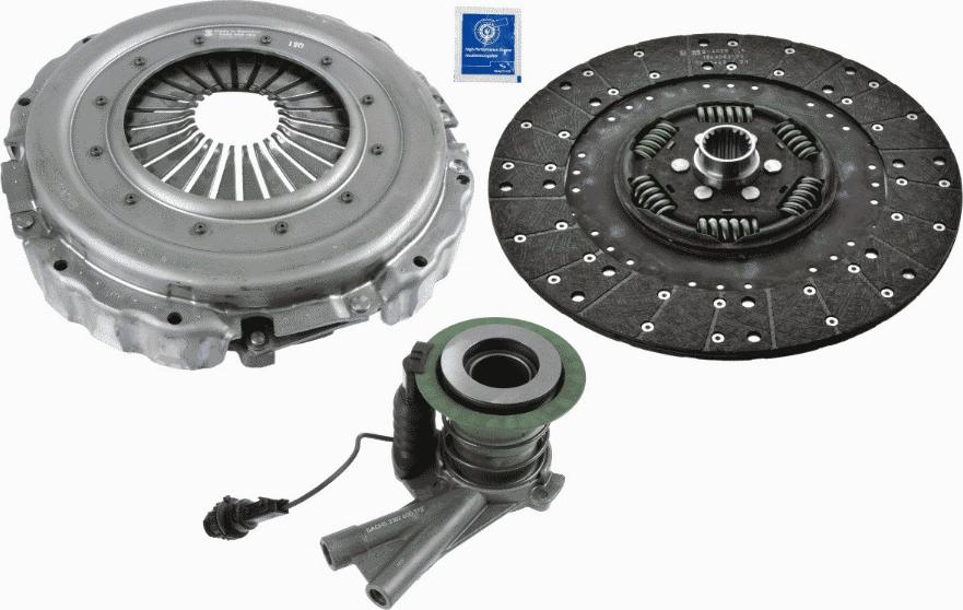 SACHS 3400 710 012 - Комплект сцепления unicars.by