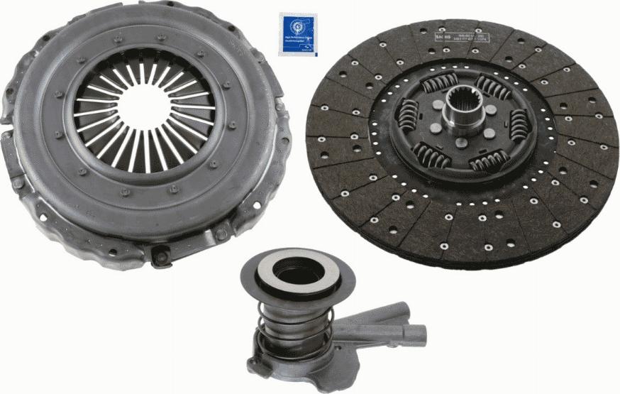 SACHS 3400 710 017 - Комплект сцепления unicars.by