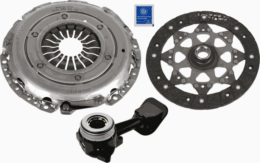 SACHS 3000 990 414 - Комплект сцепления unicars.by