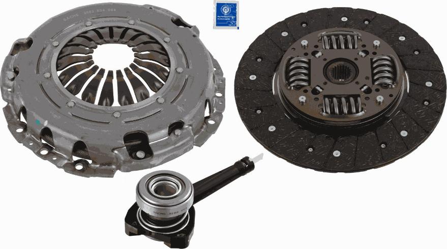 SACHS 3000 990 483 - Комплект сцепления unicars.by