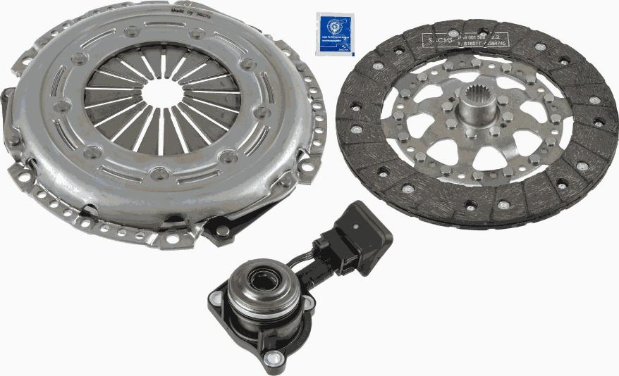 SACHS 3000 990 549 - Комплект сцепления unicars.by