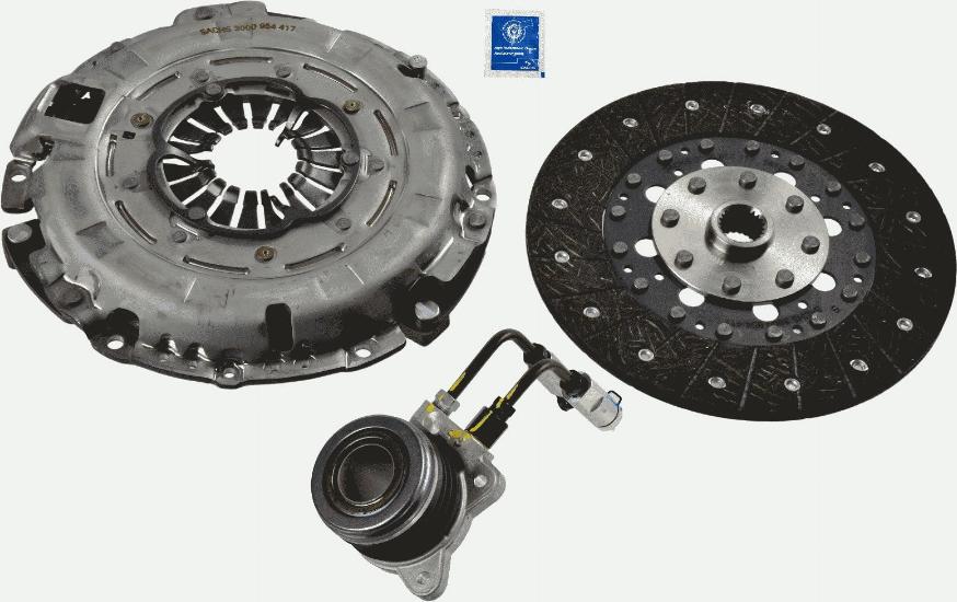 SACHS 3000 990 543 - Комплект сцепления unicars.by