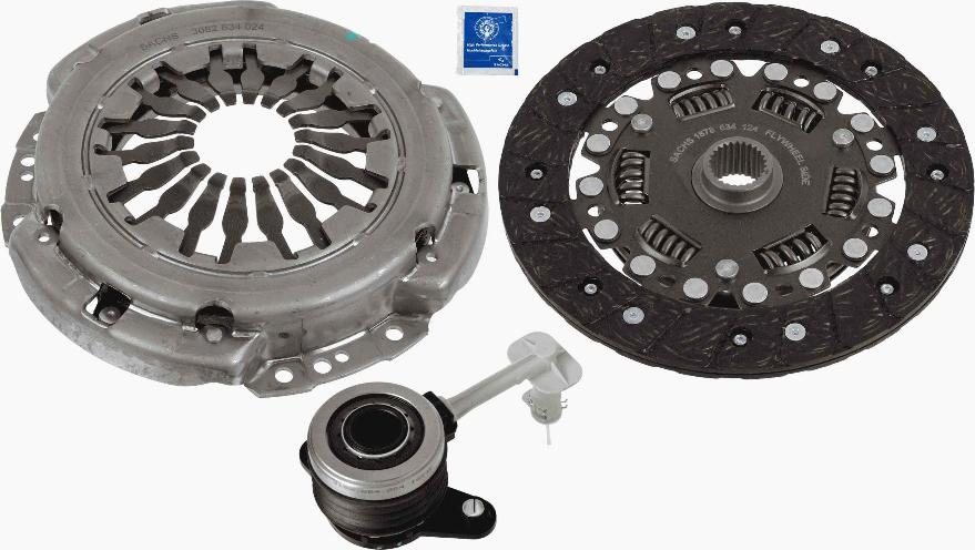 SACHS 3000 990 587 - Комплект сцепления unicars.by