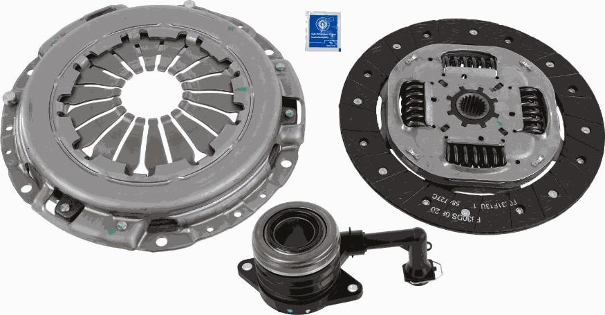 SACHS 3000 990 538 - Комплект сцепления unicars.by