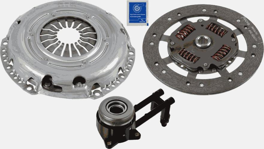 SACHS 3000 990 521 - Комплект сцепления unicars.by