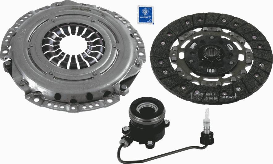 SACHS 3000 990 527 - Комплект сцепления unicars.by