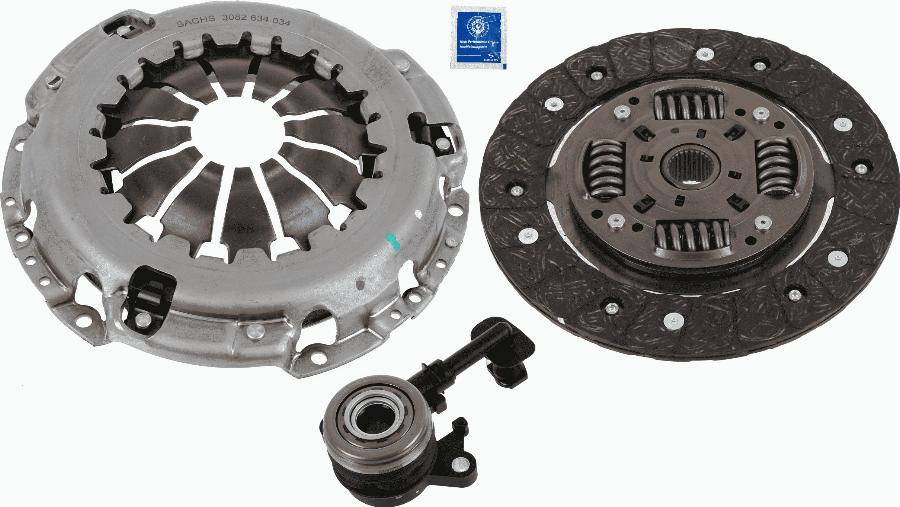 SACHS 3000 990 572 - Комплект сцепления unicars.by