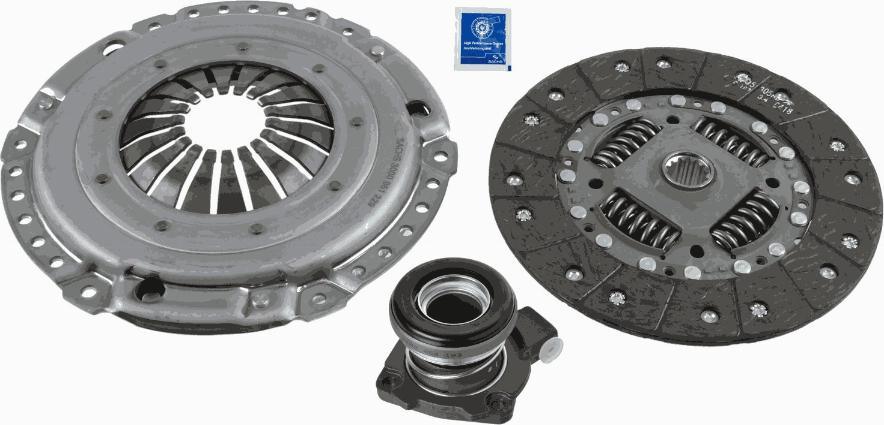 SACHS 3000 990 059 - Комплект сцепления unicars.by