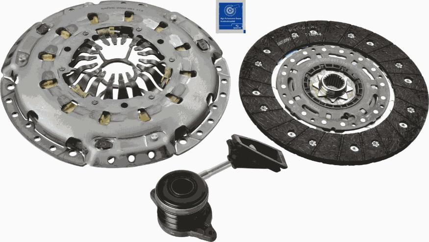 SACHS 3000 990 190 - Комплект сцепления unicars.by