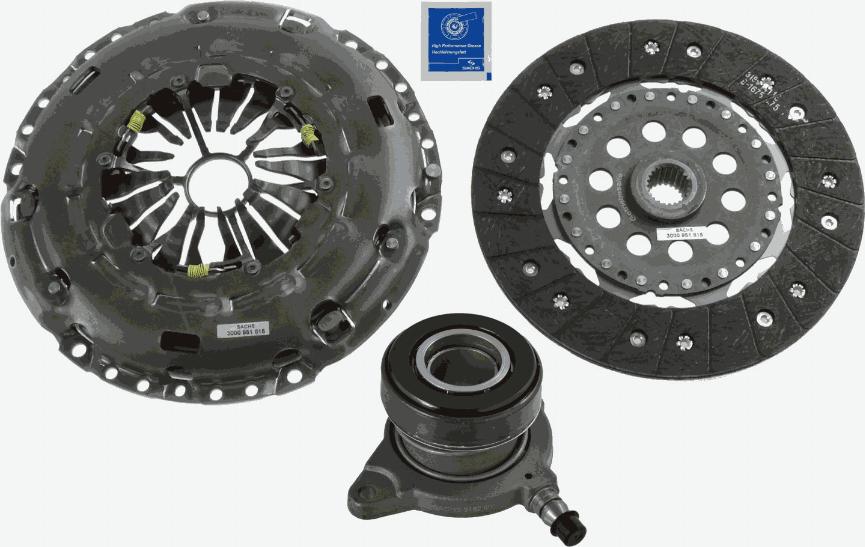 SACHS 3000 990 184 - Комплект сцепления unicars.by