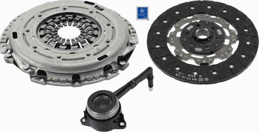 SACHS 3000 990 344 - Комплект сцепления unicars.by