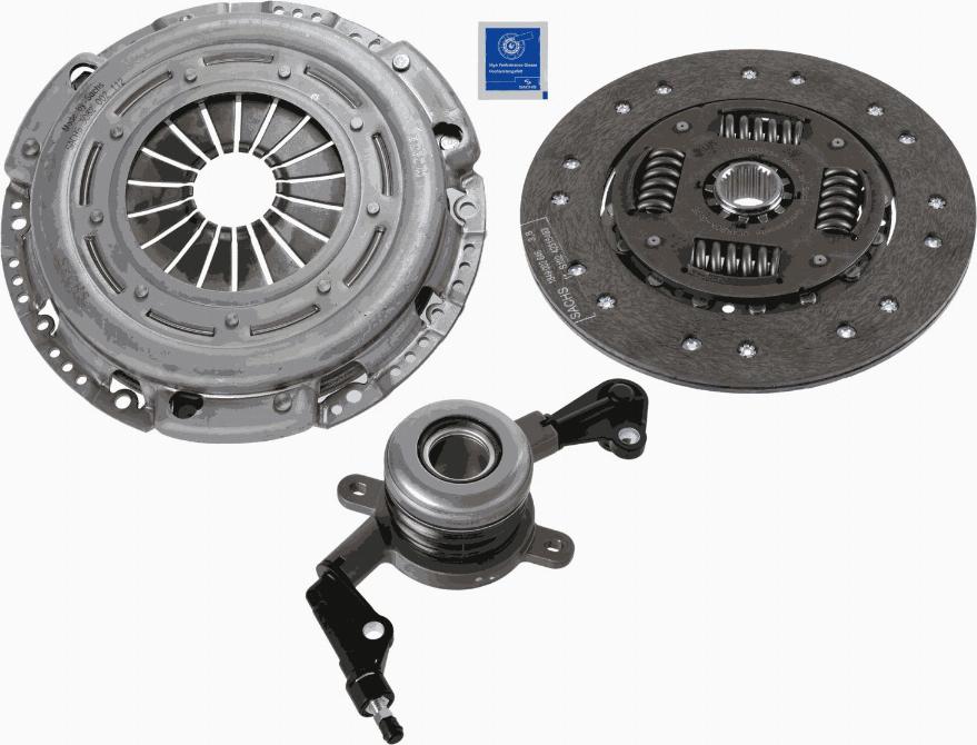 SACHS 3000 990 389 - Комплект сцепления unicars.by