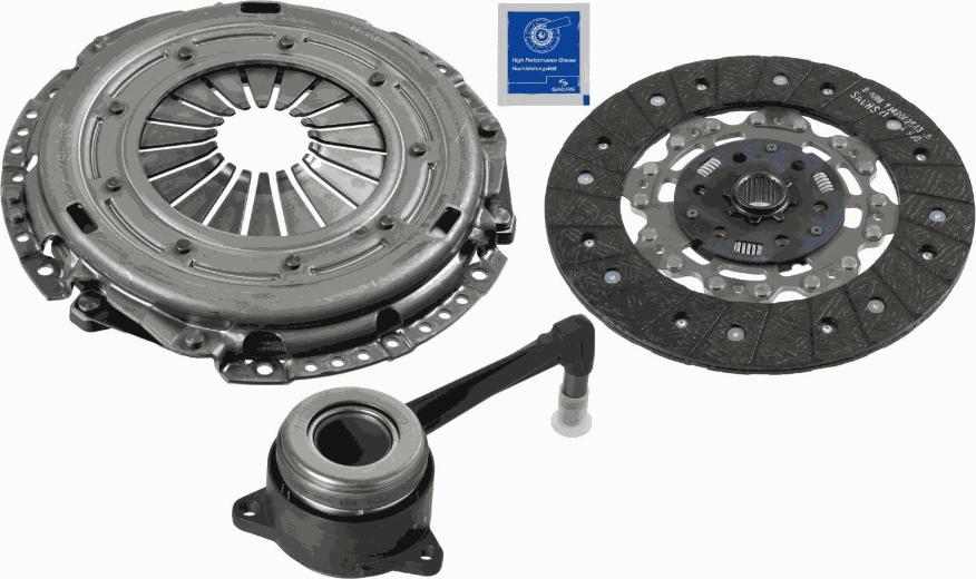 SACHS 3000 990 332 - Комплект сцепления unicars.by