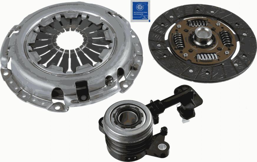 SACHS 3000 990 323 - Комплект сцепления unicars.by