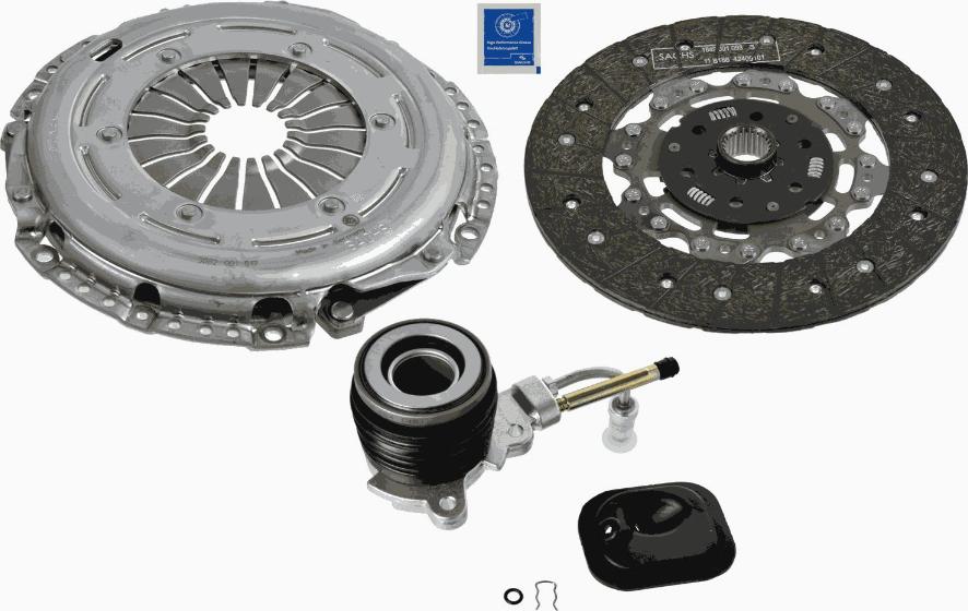 SACHS 3000 990 295 - Комплект сцепления unicars.by