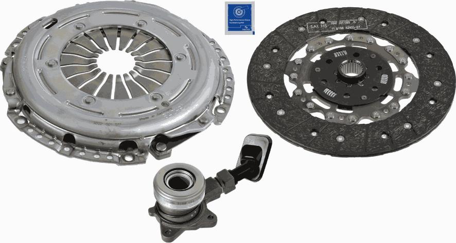 SACHS 3000 990 296 - Комплект сцепления unicars.by