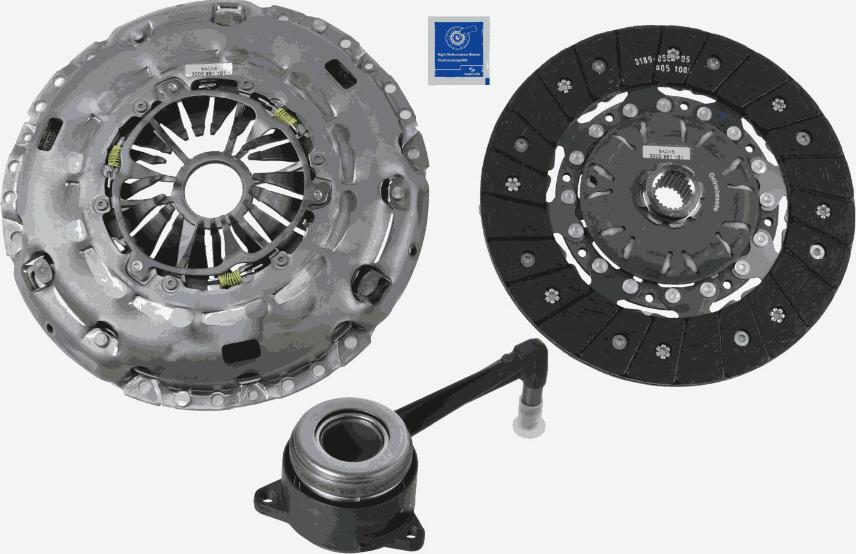 SACHS 3000 990 248 - Комплект сцепления unicars.by