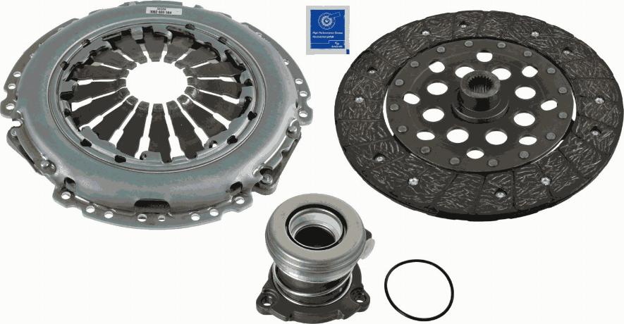 SACHS 3000 990 261 - Комплект сцепления unicars.by