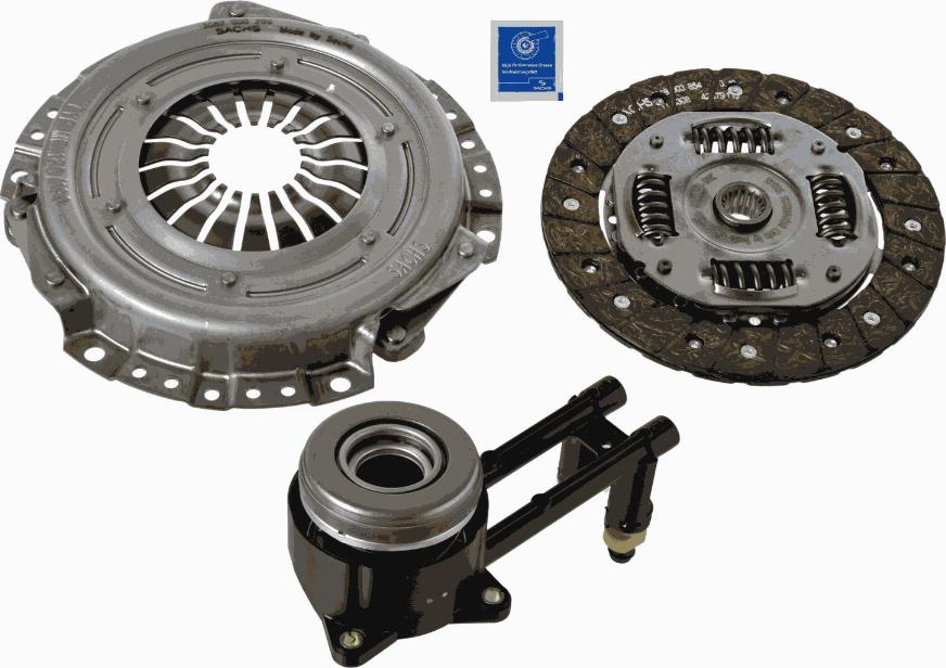 SACHS 3000 990 214 - Комплект сцепления unicars.by