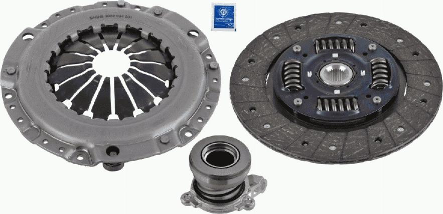 SACHS 3000 990 289 - Комплект сцепления unicars.by