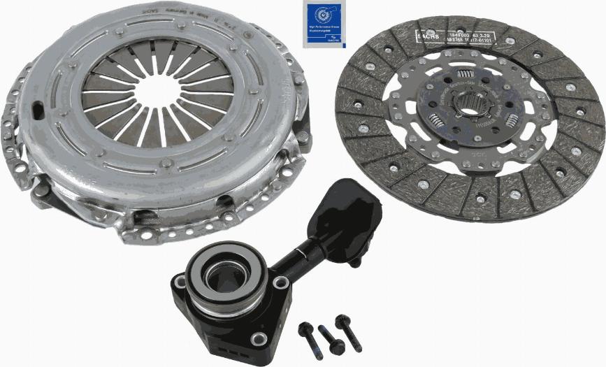 SACHS 3000 990 221 - Комплект сцепления unicars.by