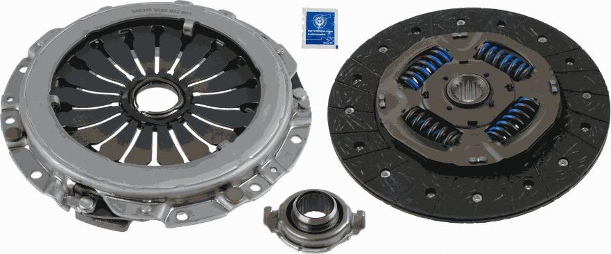 SACHS 3000 954 065 - Комплект сцепления unicars.by