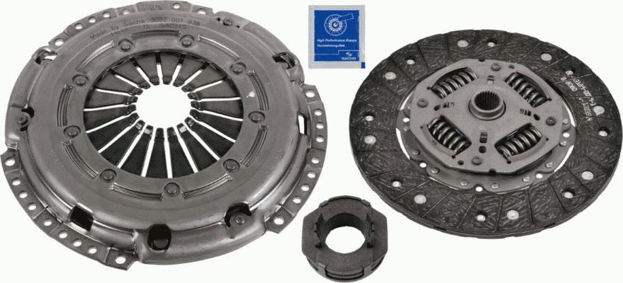 SACHS 3000 950 956 - Комплект сцепления unicars.by