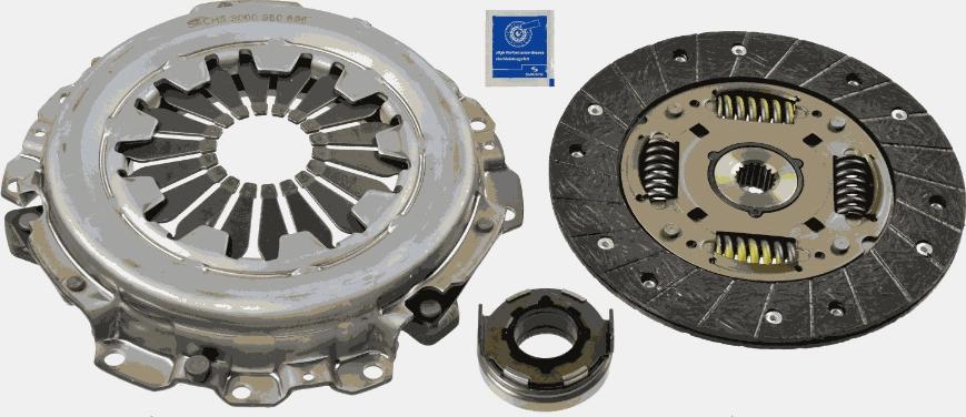 SACHS 3000 950 657 - Комплект сцепления unicars.by