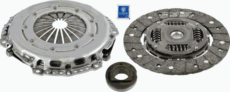 SACHS 3000 950 061 - Комплект сцепления unicars.by