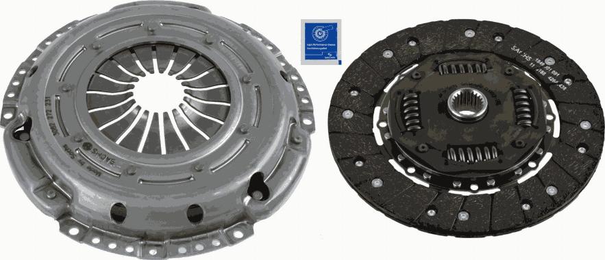 SACHS 3000 950 702 - Комплект сцепления unicars.by