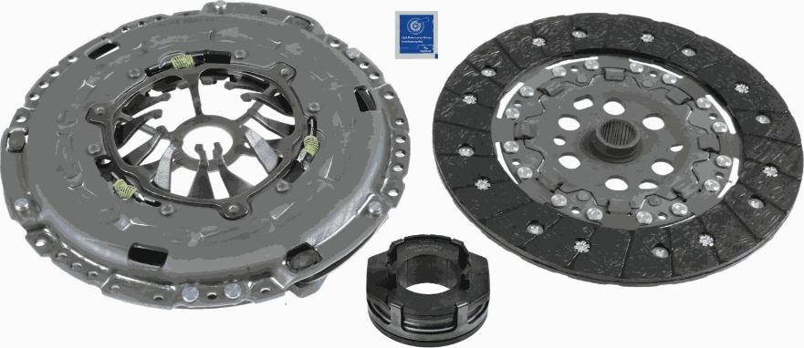 SACHS 3000 950 781 - Комплект сцепления unicars.by