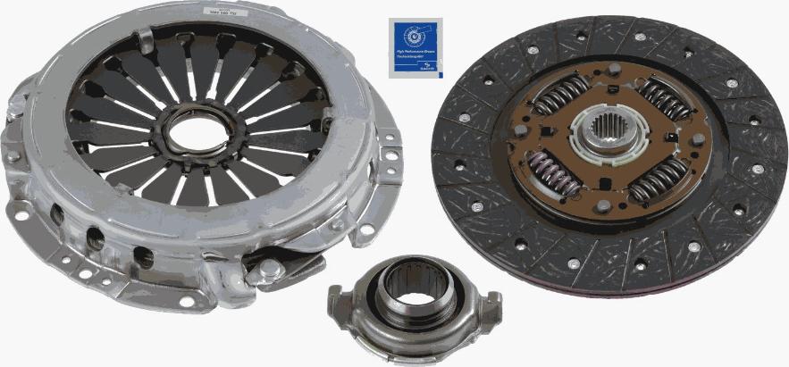 SACHS 3000 951 406 - Комплект сцепления unicars.by