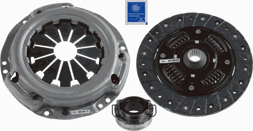 SACHS 3000 951 418 - Комплект сцепления unicars.by