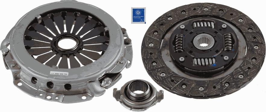 SACHS 3000 951 439 - Комплект сцепления unicars.by