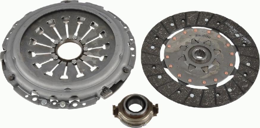 SACHS 3000 951 541 - Комплект сцепления unicars.by