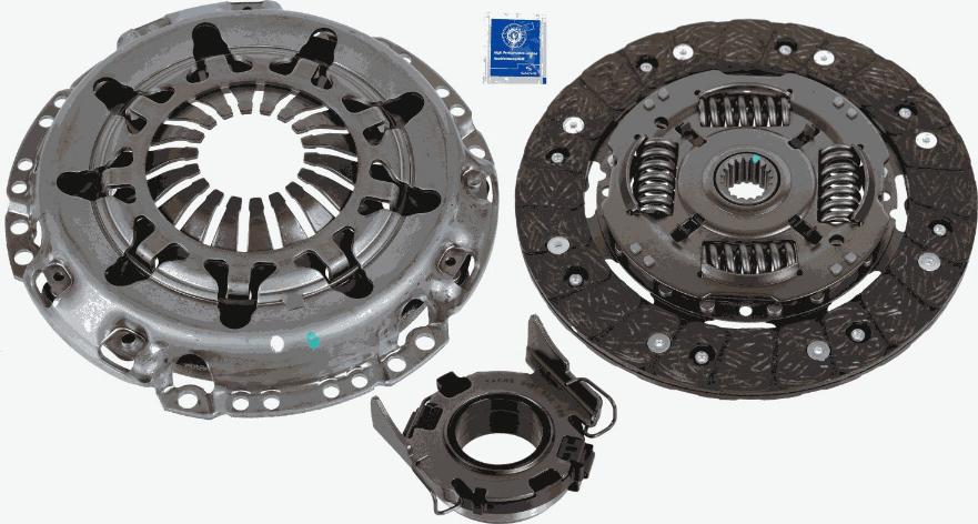 SACHS 3000 951 602 - Комплект сцепления unicars.by