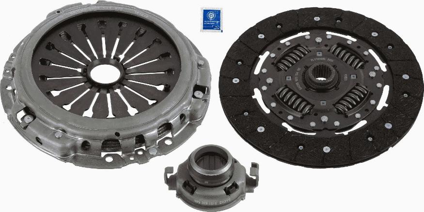 SACHS 3000 951 615 - Комплект сцепления unicars.by