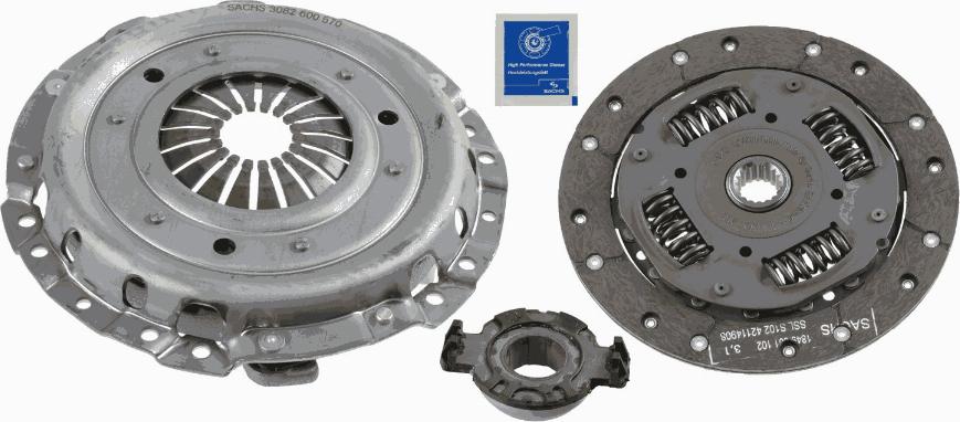 SACHS 3 000 951 066 - Комплект сцепления unicars.by